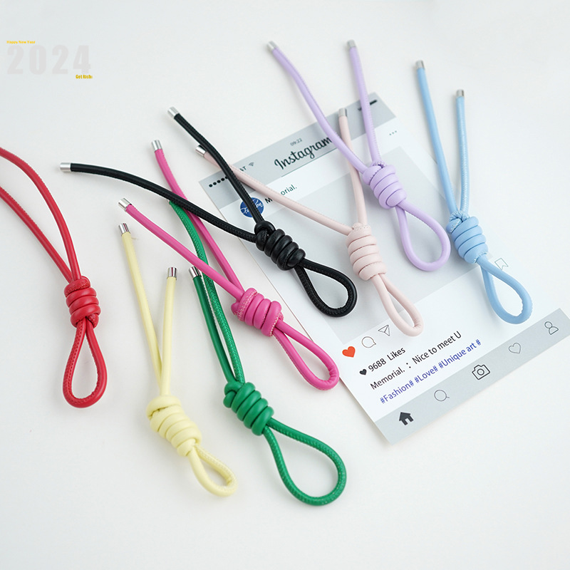 简约diy皮质编织车用钥匙扣挂件创意手腕绳汽车钥匙扣挂饰包挂件