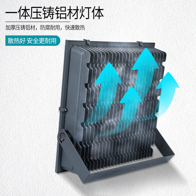 Yaming Lighting's led floodlights, billboard lighting fixtures, outdoor waterproof floodlights, engineering workshop and factory spotlights details Picture