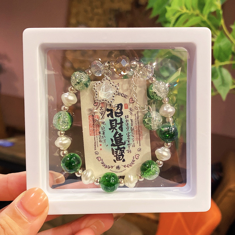手链/饰品/水晶/水晶手串/水晶手链白底实物图