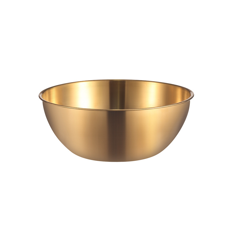 304 stainless steel Korean cooking basin, household graduated basin, thickened mixing and pasta basin, egg beater basin, salad baking bowl Application Scenario