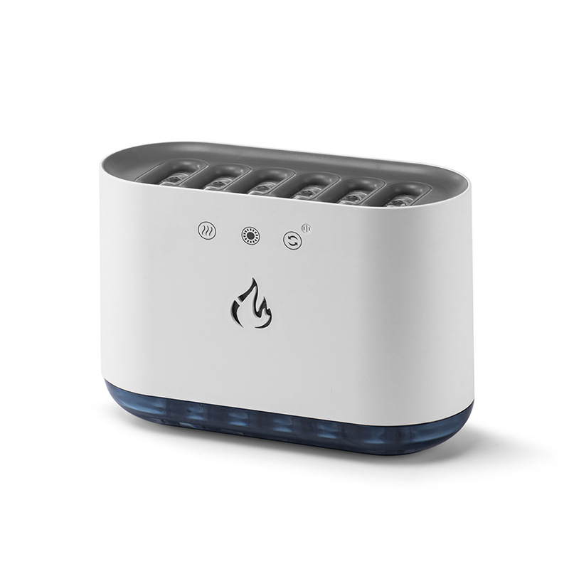 New simulation fog volume humidifier Dynamic pickup USB atmosphere light large capacity home flame aromatreatment machine Item Picture