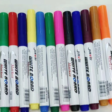 遇水可漂浮儿童8色白板笔套装文具安全可擦无毒彩色涂鸦笔水 彩笔