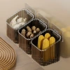 Onion, ginger and garlic storage basket, kitchen garlic wall-mounted storage basket, ginger and garlic storage rack, wall-mounted storage box Application Scenario