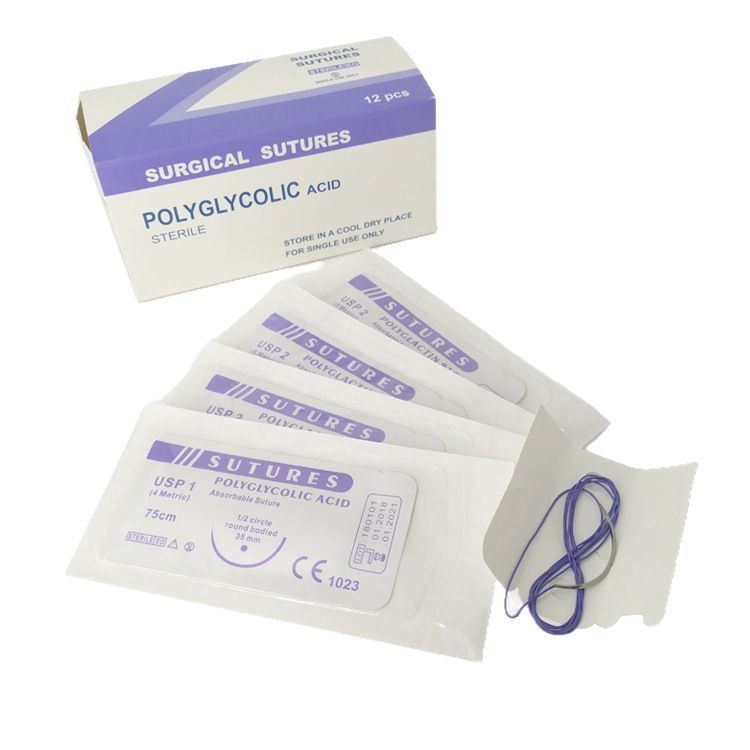 Polyglycolic acid PGA absorbable surgical sutures and PGA surgical sutures exclusively for foreign trade Item Picture