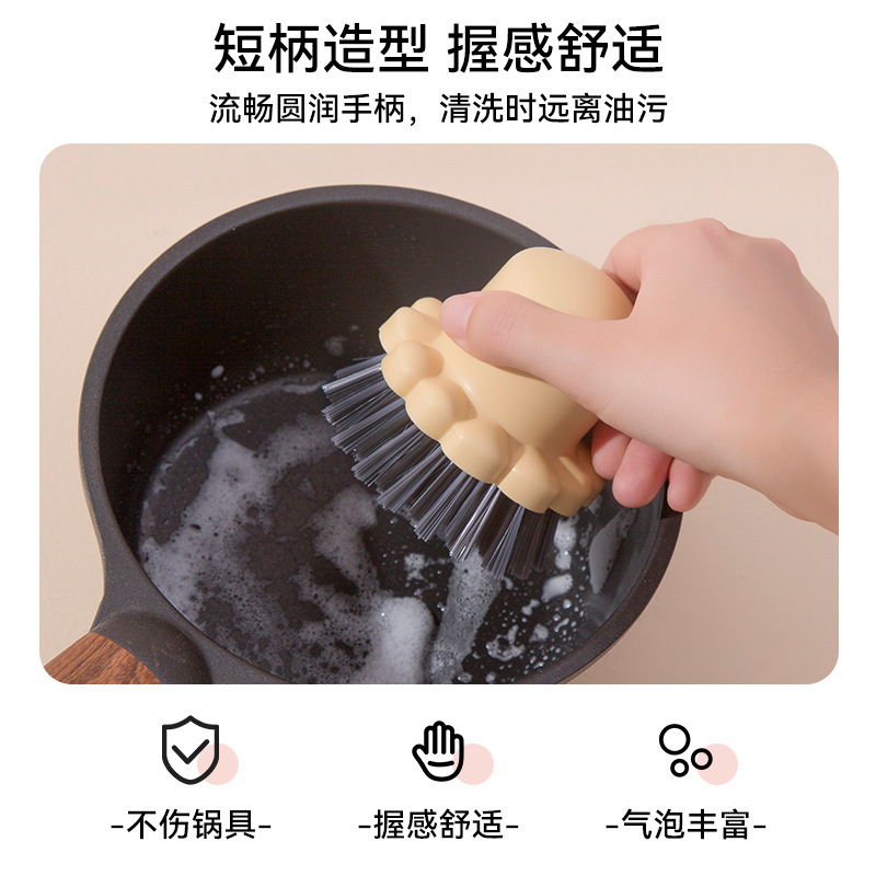 G160卡通清洁钢丝球刷厨房用品清洁球刷子洗碗刷锅刷毛锅刷去污好产品图