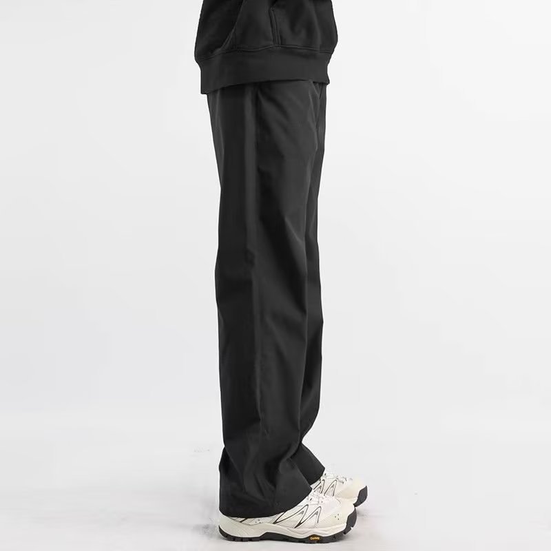 瑜伽裤女短裤欧美/裤子男宽松休闲/博博棉麻裤/冰丝休闲裤男/男裤棕色细节图