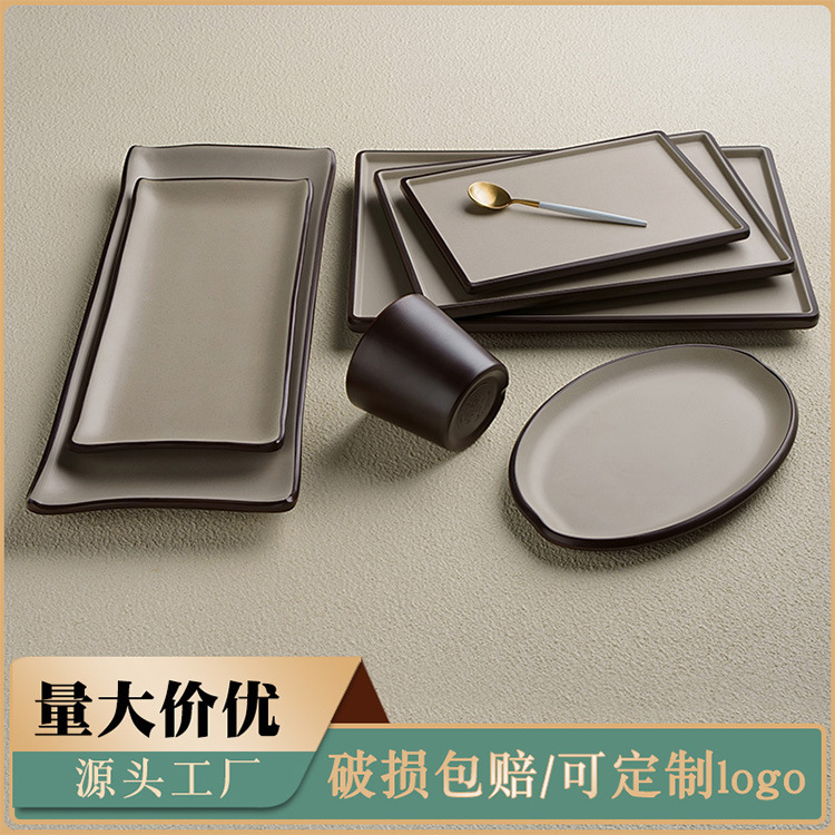 不锈钢餐具/餐具/烧烤店用餐具/密胺盘子/饰品盘子细节图