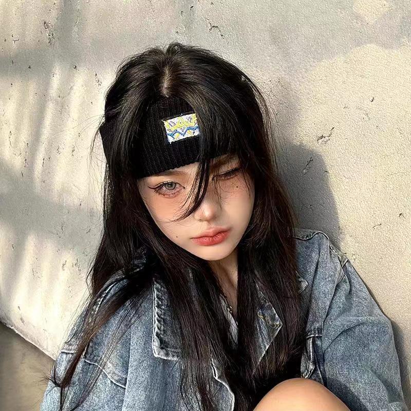 Network Red Ins Korean Version Of Casual Fashion Hair Wash Headband Head With Hair Accessories Hair Band Warm Female Autumn And Winter Tide Application Scenario