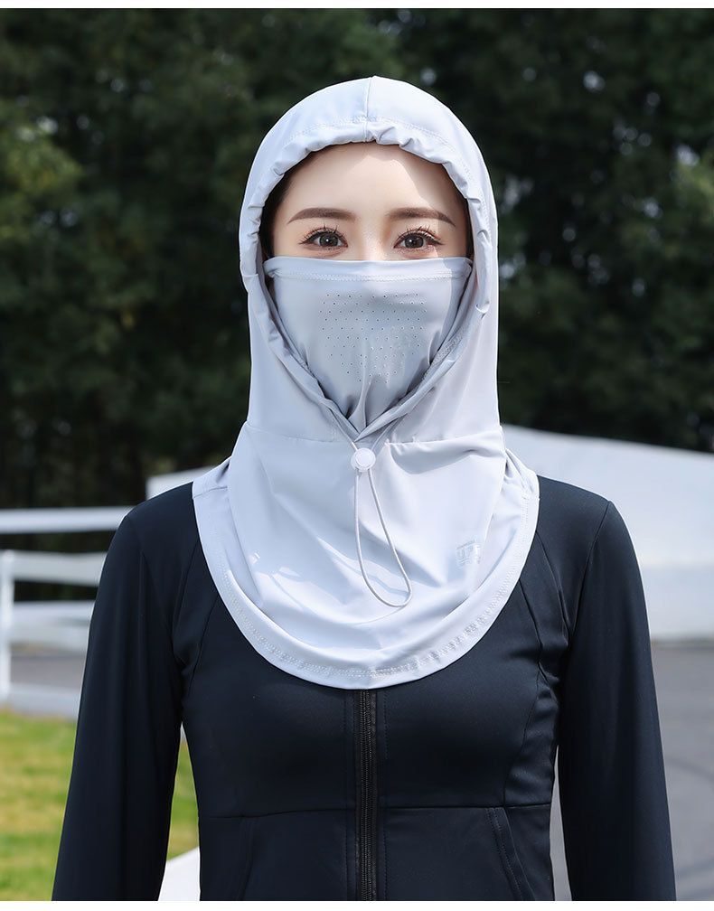 防晒面罩女夏季全脸薄款防紫外线口罩骑行护颈一体防晒帽冰丝男士详情14