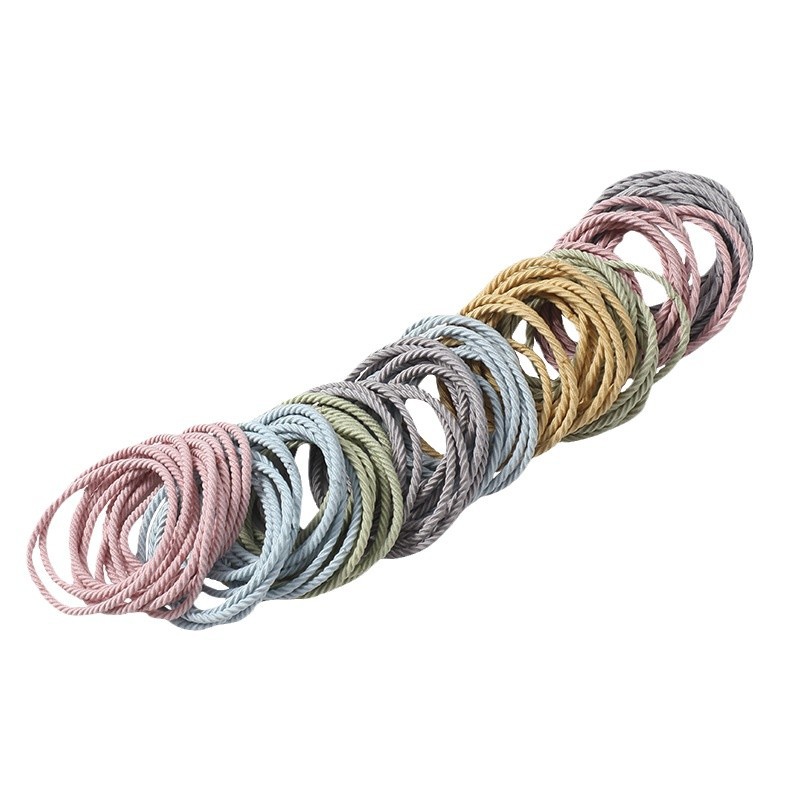 发绳/菲来雅/扎头绳/头绳女士拼接韩版/头饰女士拼接韩版白底实物图