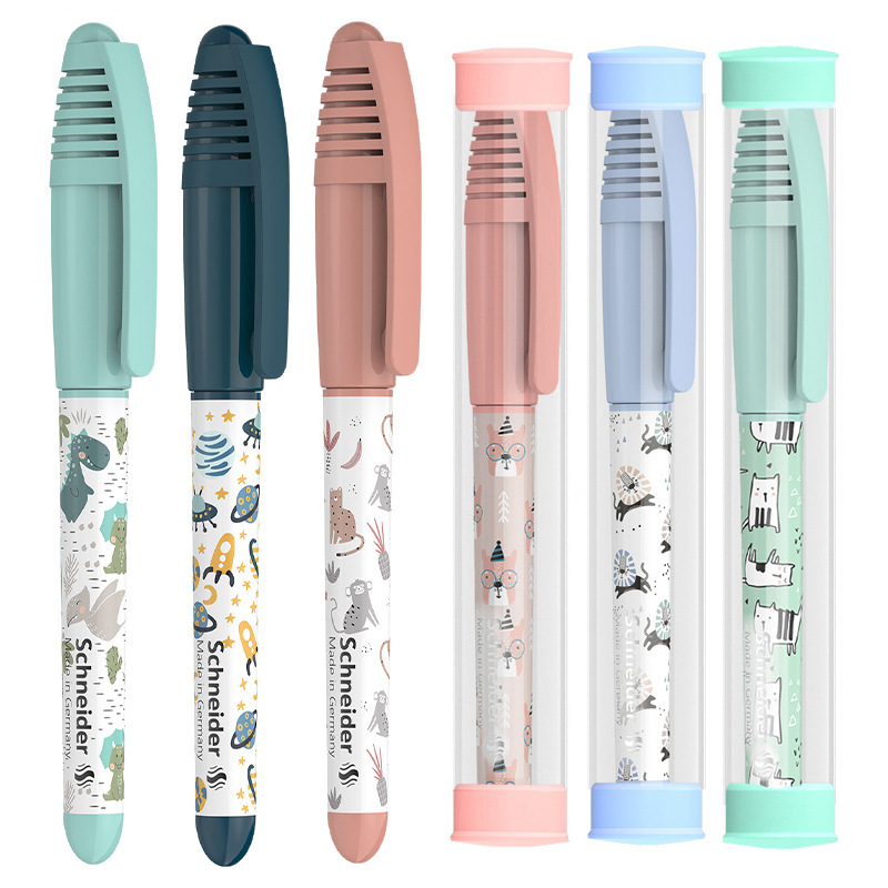 Germany Schneider Children's Fun Pen Children Students Practice Writing Pen Cartoon Color Bar Pen Item Picture
