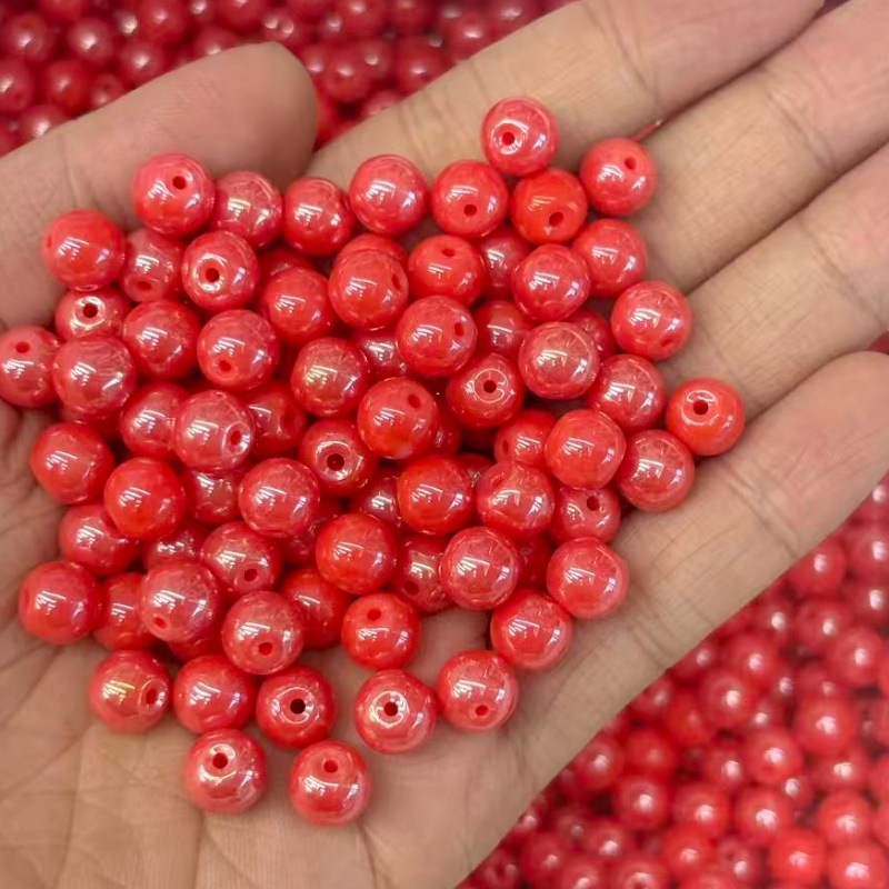 New 8mm round bead colorful Tourmaline beads diy gift bracelets, necklaces, mobile phone chains, clothing accessories pic 6