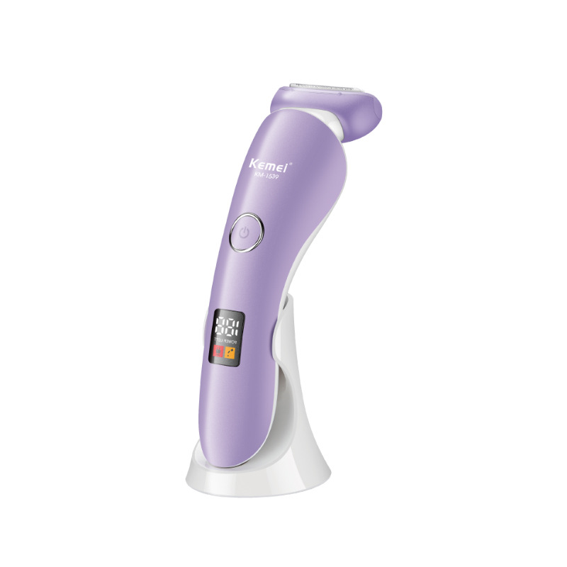 Kemei kemei lady shaver KM-1539 depilador eléctrico transfronterizo pantalla digital shaver a prueba de agua Item Picture