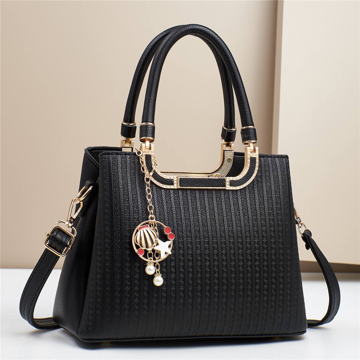 New fashionable handbag, embossed macaron crossbody bag, grand cross-border fashion single-shoulder bag, multi-layer trendy crossbody bag