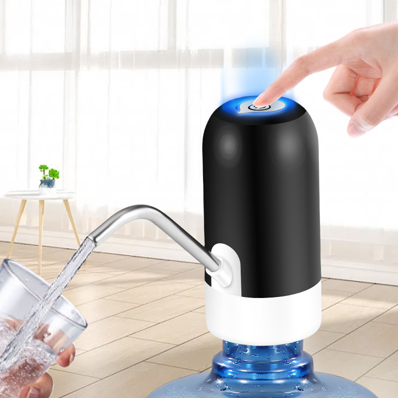 厂家直销桶装抽水器电动压水器抽水泵桶专用智能充电上水器家用