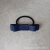 Korean-style simple and sweet, dark green, light green, navy blue small bow tie, hair band, hair tie, leather band Specification image