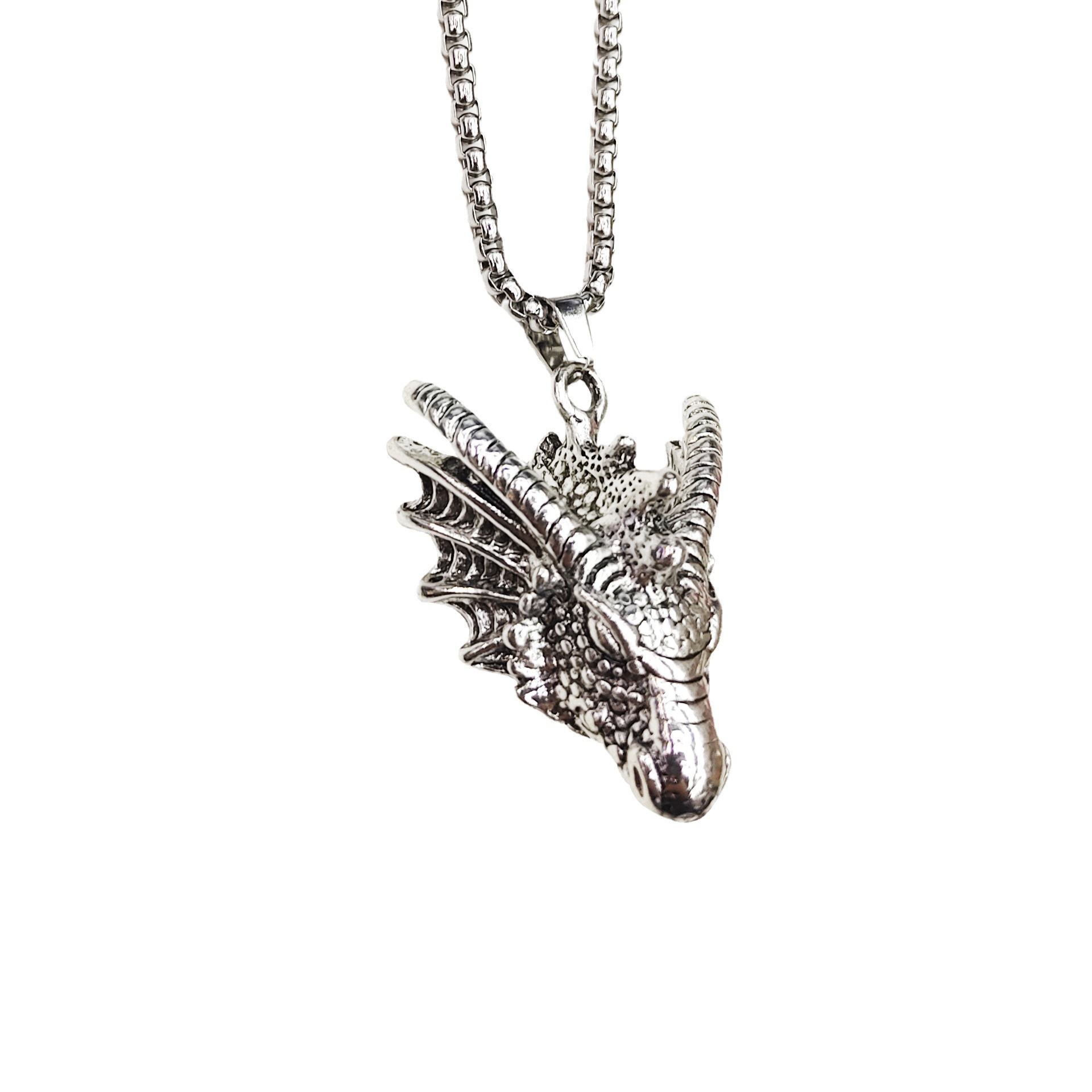 Net Red Men's Necklace Egyptian Cross Necklace Sweater Chain Stainless Steel Necklace Alloy Pendant Wholesale Item Picture