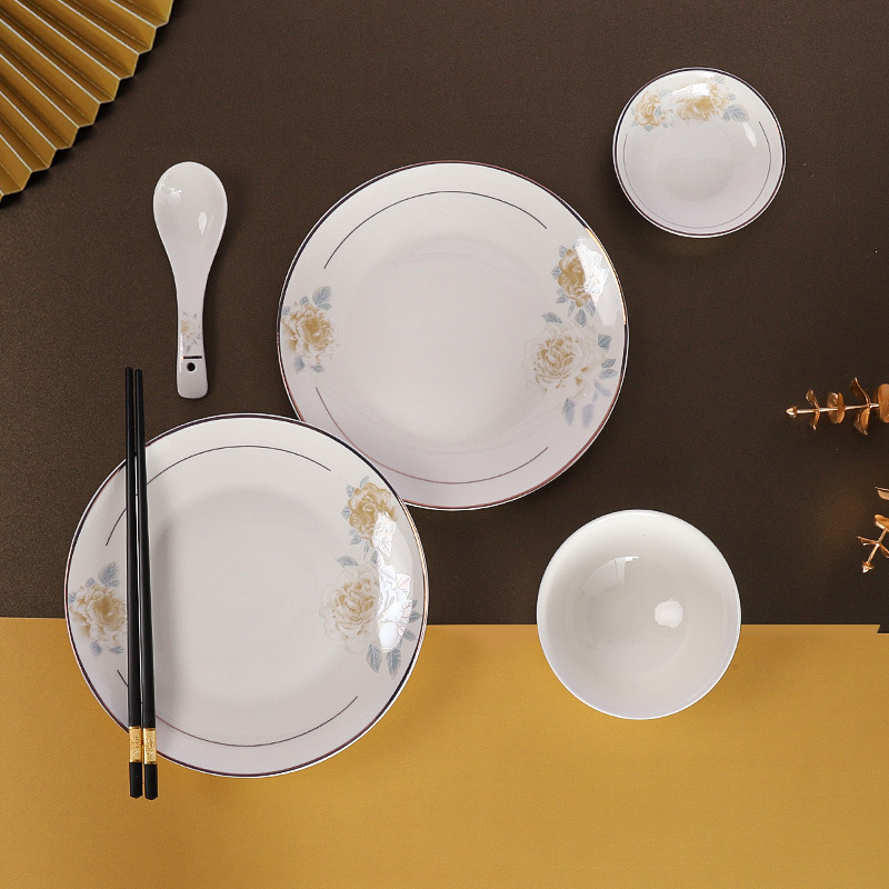 碗碟盘套装实物图