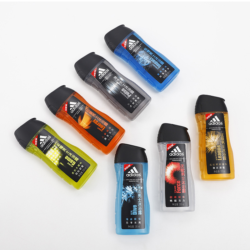 Adidas Men's Body Wash 250Ml Bath Shampoo Stay Fragrance Bath Lotion Sports Fragrance Portable Vial Specification drawing