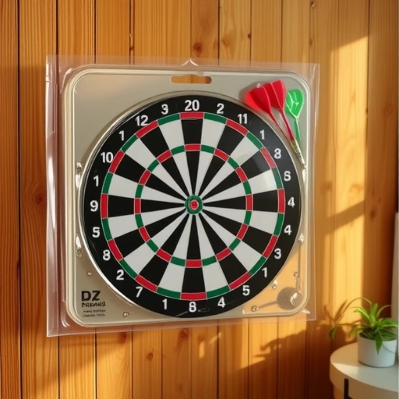 户外飞镖盘套装17寸15寸12寸大号双面针式飞标盘射击靶子镖靶针