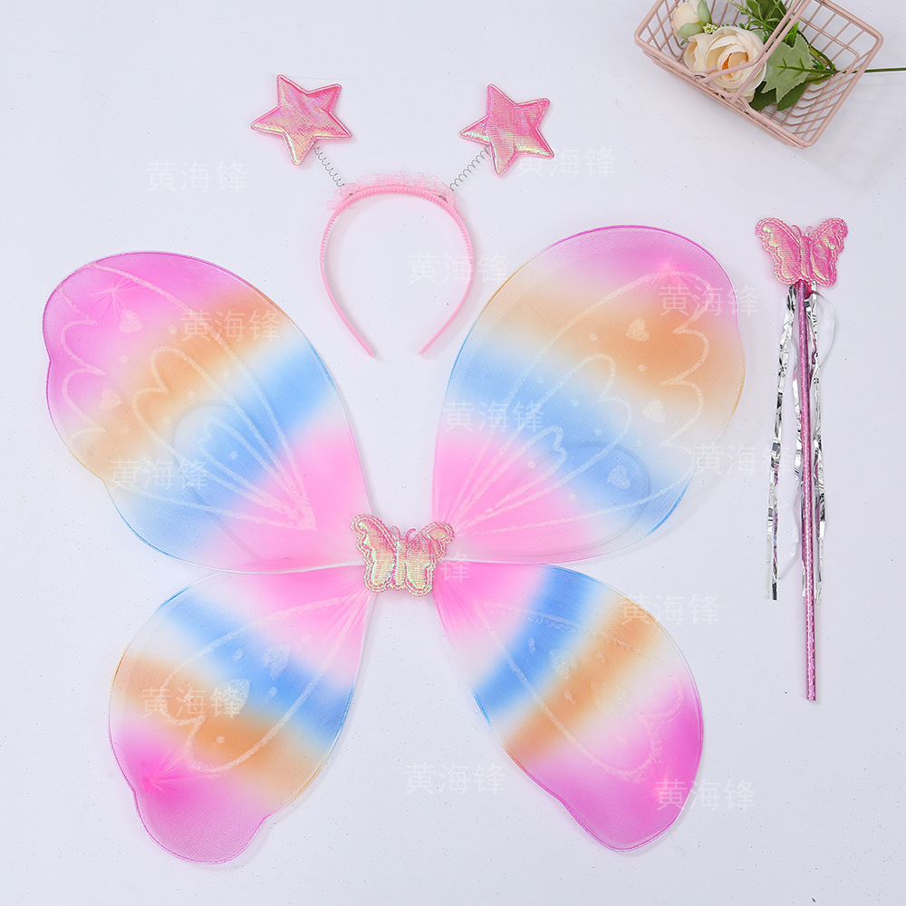 Manufacturers Spot Butterfly Wings Three Sets Of Children's Birthday Party Photo Decoration Props Net Red Stall Toys Application Scenario
