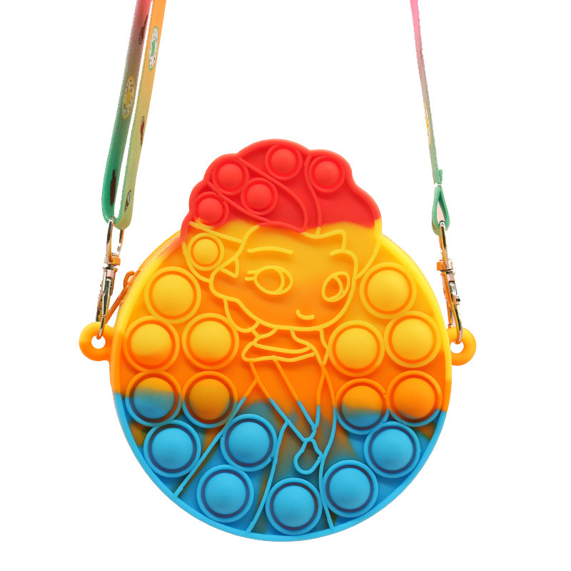 Children's Cartoon Portable Silicone Purse Pvc Purse Cute Key Bag Silicone Bag Manufacturers details Picture