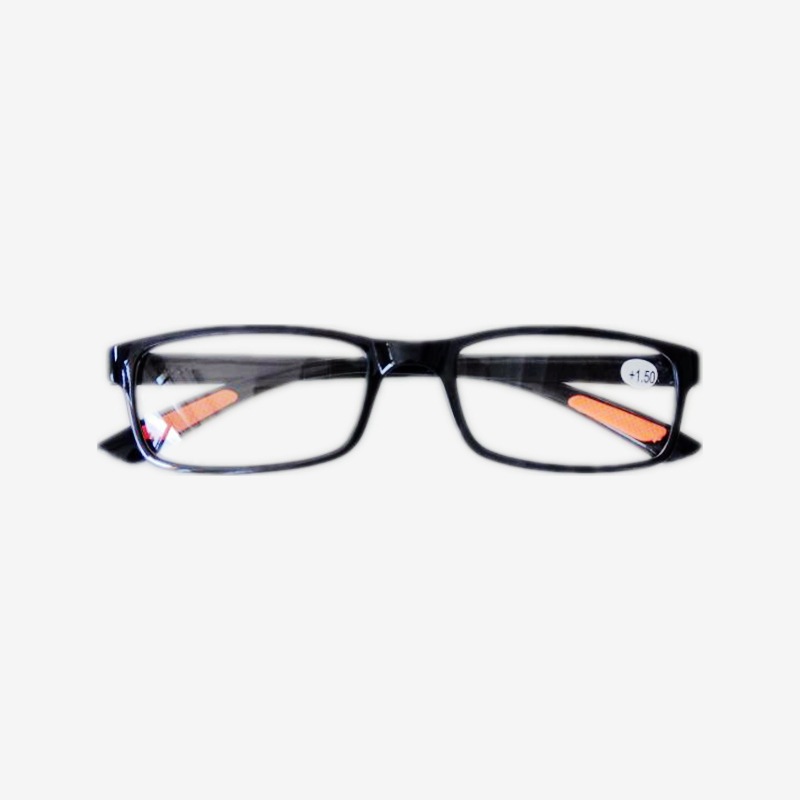 Business model black lightweight TR90 roaming reading glasses, unbreakable by dropping or smashing, resin reading glasses 8001 Item Picture