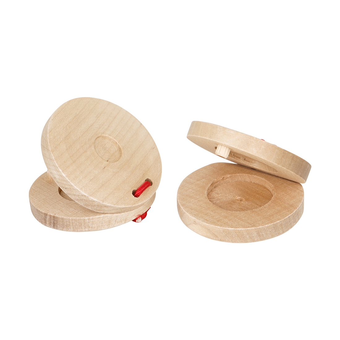 Orff Instruments Wooden Clapper Round Dance Board Wooden Clapper Children's Early Education Toys Percussion Instruments Allegro Wholesale Specification drawing
