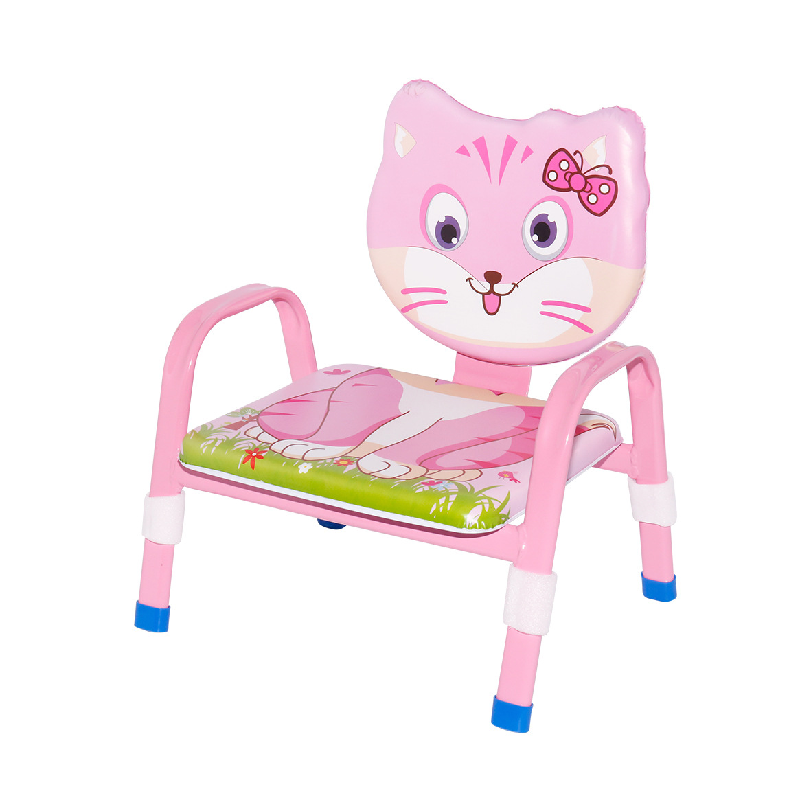 婴儿童猫头宝宝椅带餐盘吃饭便携靠背椅详情图2