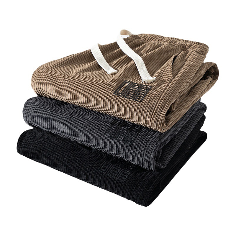 Pantalones hombre primavera otoño marca de moda holgada paquete de pies pantalones de estilo americano high street adolescente workwear casual pantalones deportivos Item Picture