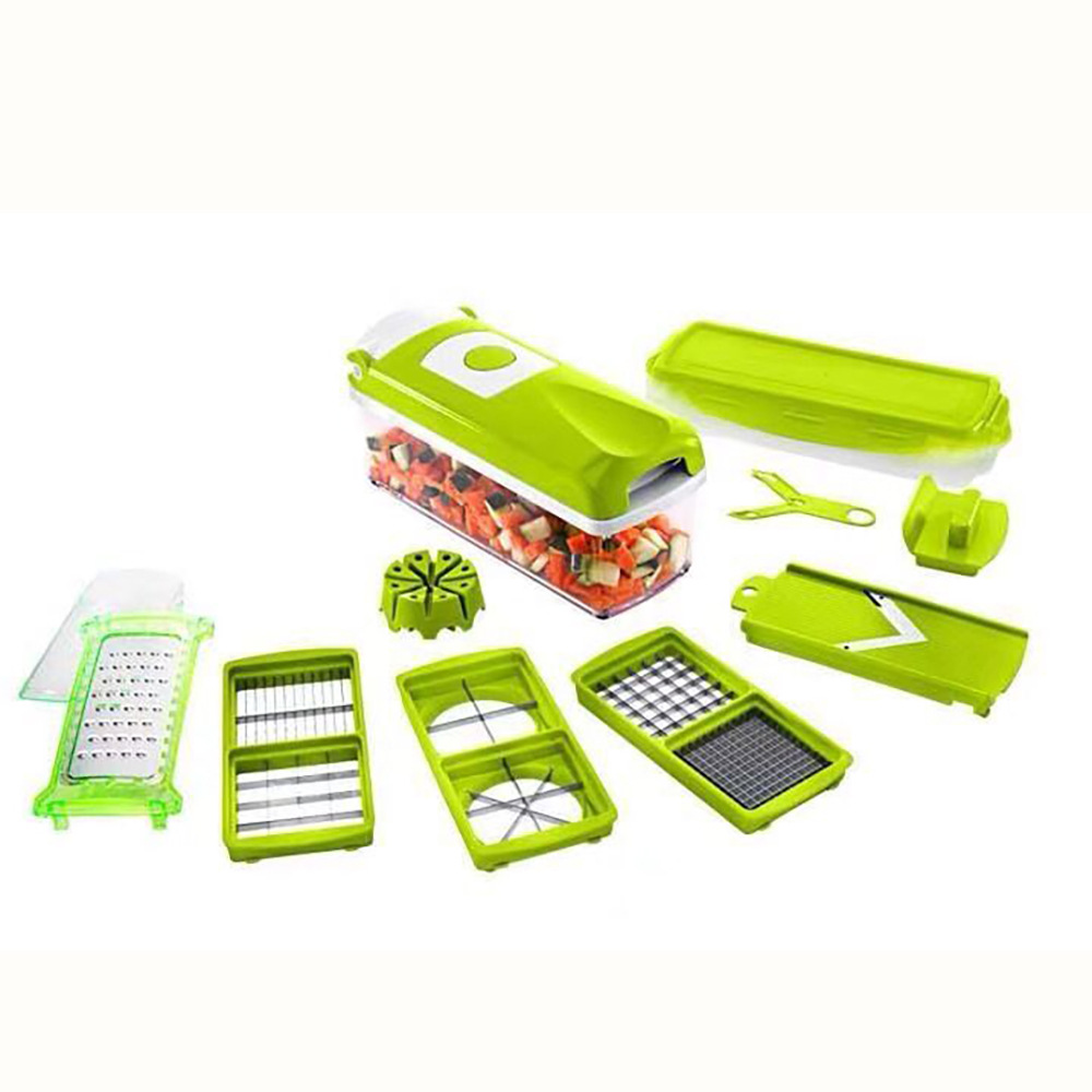 New multi-functional vegetable cutter Kitchen gadget 12-piece set fillet cutter Home slicer Potato grater details Picture