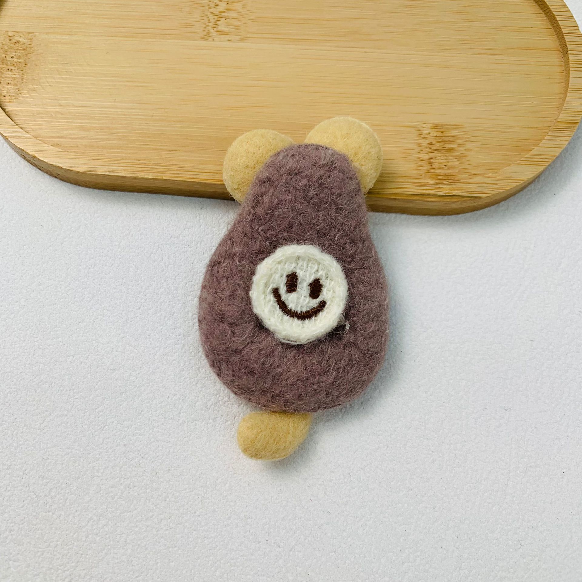 New cute smiling face plush flower DIY hair accessories, Korean-style handcrafted hair bands and hair strings, handcrafted accessories wholesale pic 14