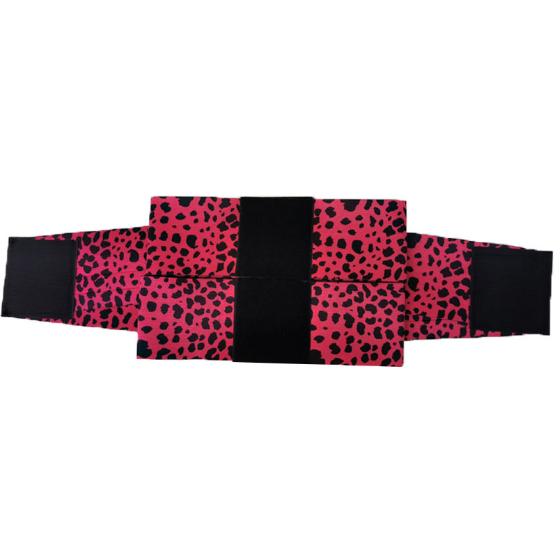 Cross-border best-selling leopard print belly tightening belt, waist training belt, sports waist support and restraint belt, women's elastic elastic plastic waist belt Item Picture