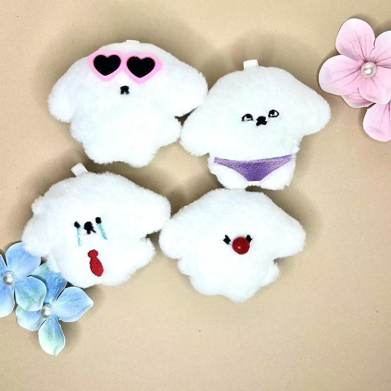 新款ins卡通搞笑学生书包钥匙挂件挂饰公仔可爱礼物毛绒挂饰玩偶