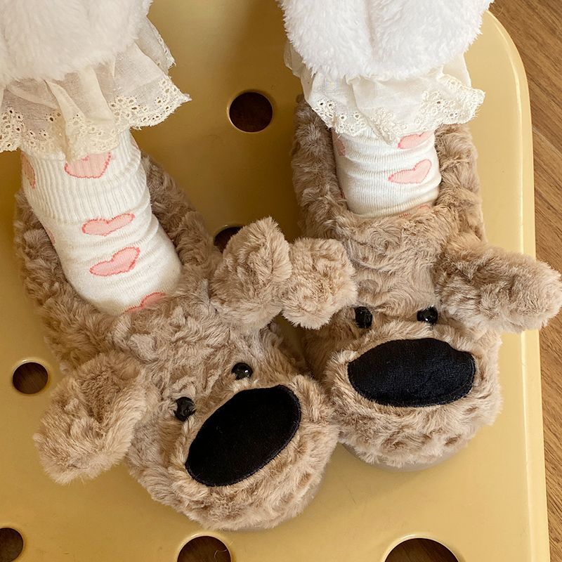 拖鞋女冬季居家/拖鞋/棉拖鞋/毛毛拖鞋/棉拖鞋女生居家细节图