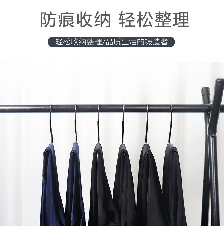 鹅形衣架家用挂衣无痕防滑晾衣架宿舍用学生防肩角晒衣撑衣服架子详情8