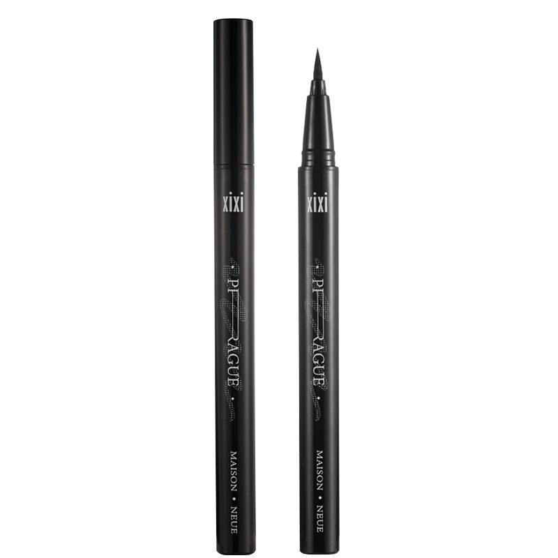 Xixi Linear Full-Bodied Liquid Eyeliner For Students Daily Waterproof Long-Lasting Color Non-Smudging Sponge Head Eyeliner Item Picture