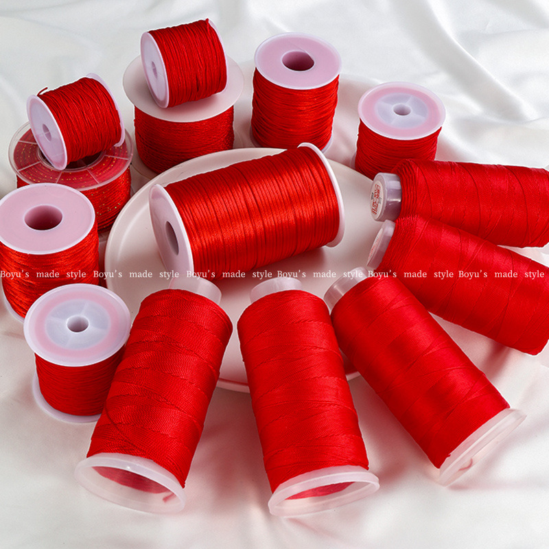 Wholesale red rope bracelets, jade thread hand-woven bracelets, diy woven ropes, red ropes, red thread ropes, red woven rope threads Application Scenario