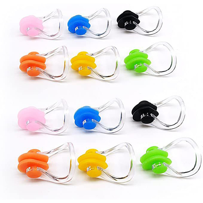 Comfortable and soft silicone nose clip swimming equipment children adult swimming products multi-color optional manufacturers wholesale Application Scenario