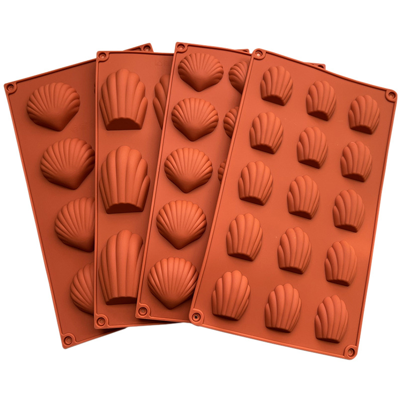 现货玛德琳模贝壳蛋糕模具 硅胶蛋糕模具 扇贝饼干模 diy烘焙工具