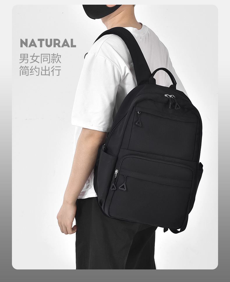 飞莎新品双肩包情侣防泼水大容量背包外出学生包书包承重好电脑包详情9
