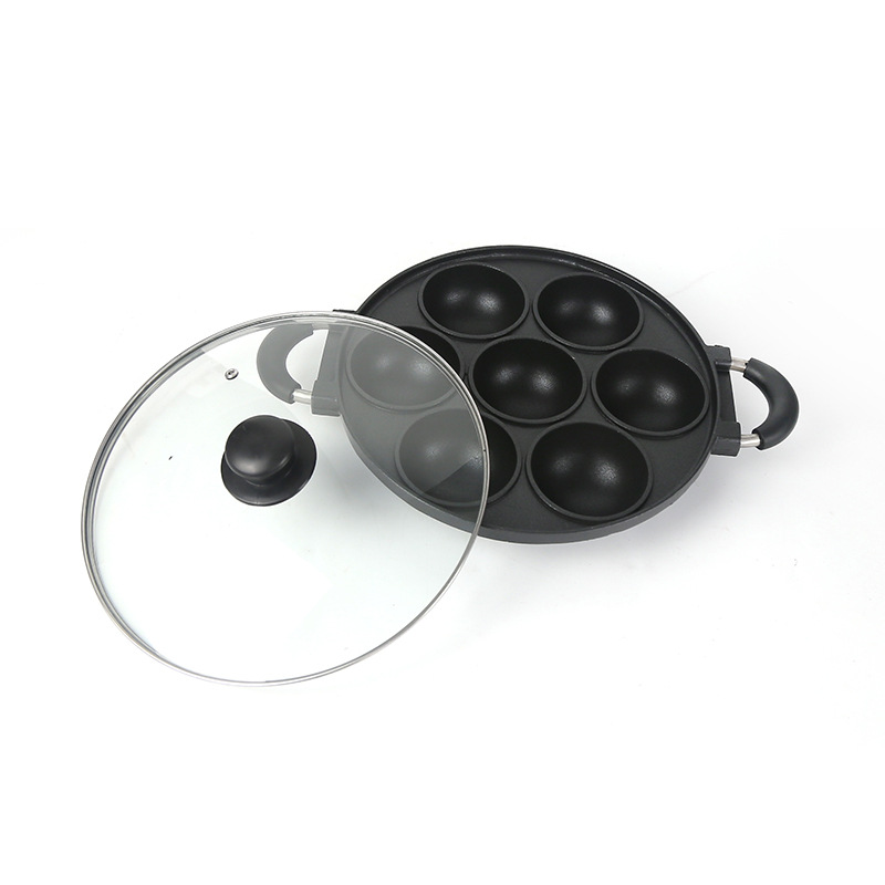 Cross Border 7Holes Cake Pan7 12-Hole Cake Mold Non-Stick Pan Pan Mold With Lid Die Casting Mold details Picture