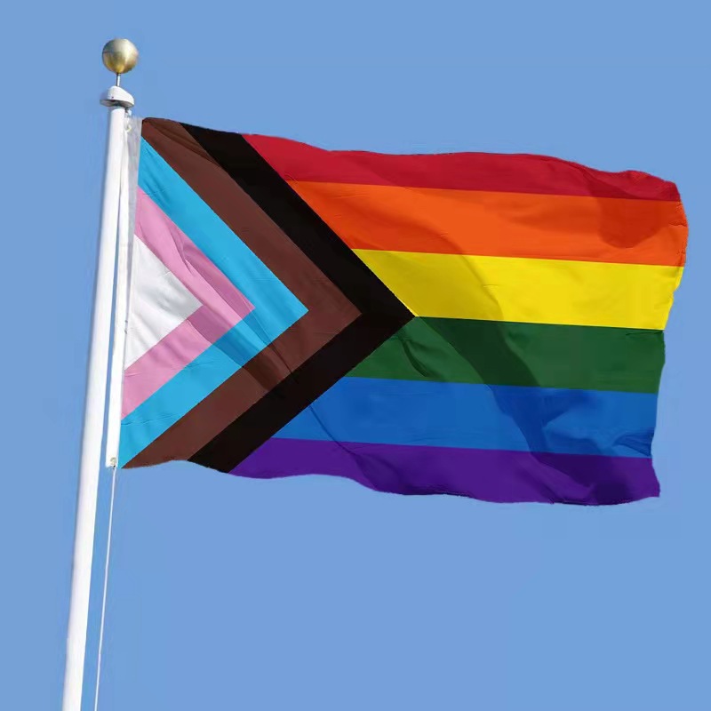 Gay pride同志旗帜六色骄傲旗彩虹旗同志旗帜同性恋活动旗帜