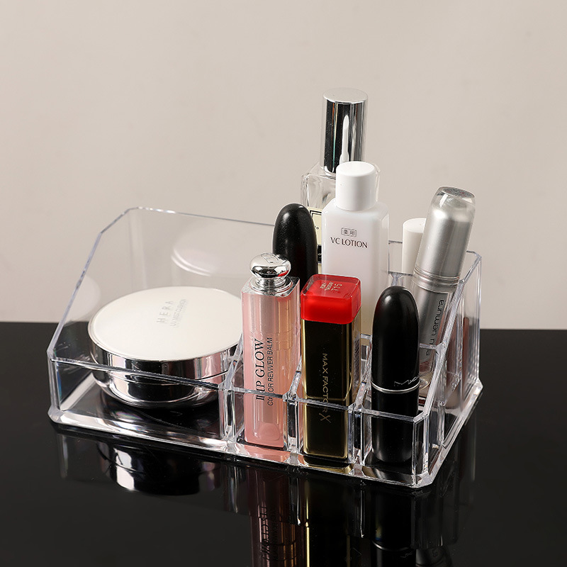 Ins Style Girls Cosmetics Storage Box Lipstick Storage Rack Multi-Functional Dresser Makeup Arrangement Save Space Application Scenario