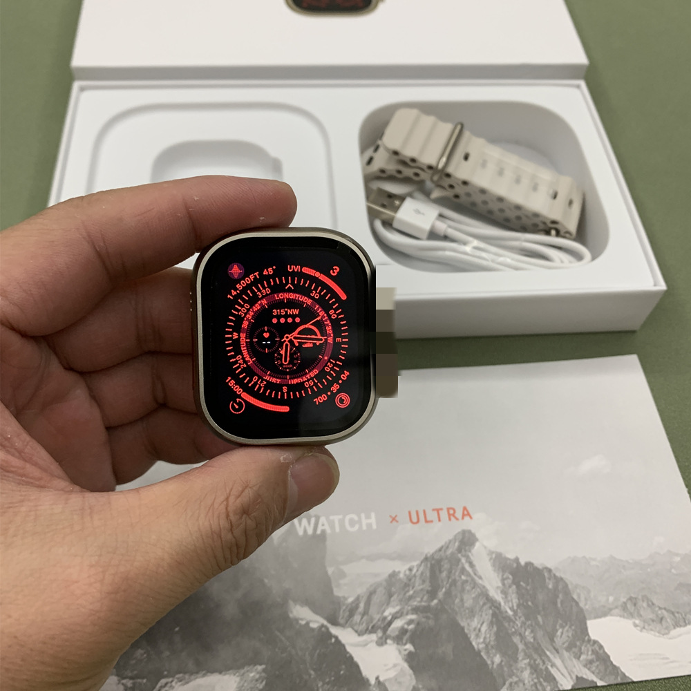 Transfronterizo nuevo H11ultra inteligente bluetooth llamada reloj NFC wireless cargador S8 versión deportiva huaqiang norte 49mm Item Picture
