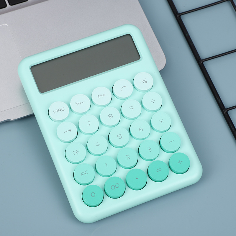 High appearance level dopamine gradient color calculator, cute and simple student calculator, for business office use Specification image
