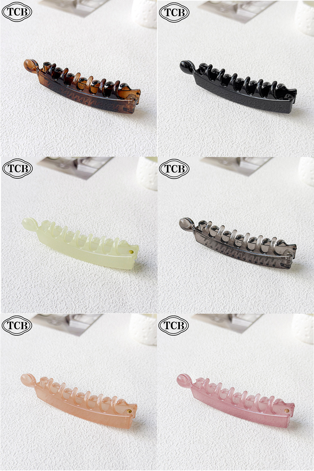 亮面香蕉夹竖夹小号高马尾抓夹女高级感2025新款一字发夹源头厂家详情7