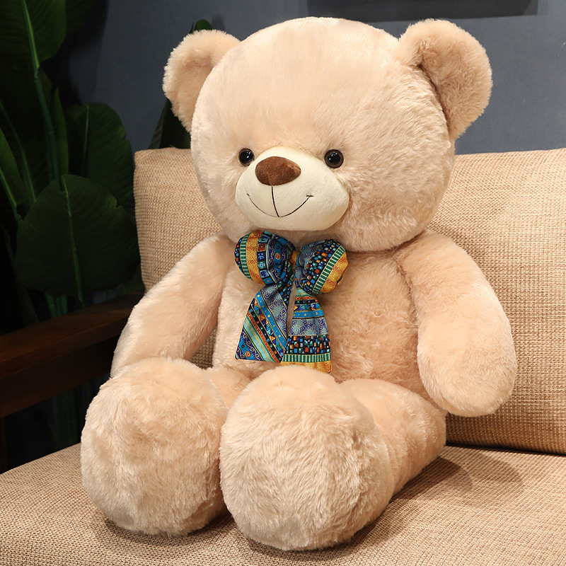 跨境可爱泰迪熊网红新款一米大熊毛绒玩具一件代发毛绒公仔批发