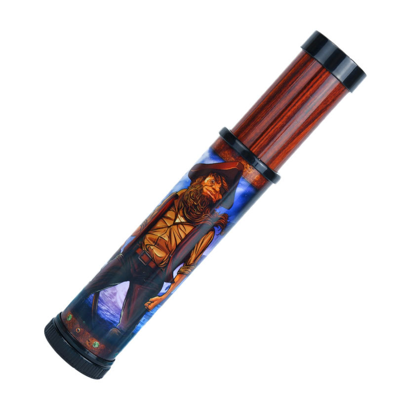 Pirate Kaleidoscope Telescopic Telescope Kindergarten Science Experiment Classic Nostalgic Toy Kindergarten Gift Item Picture