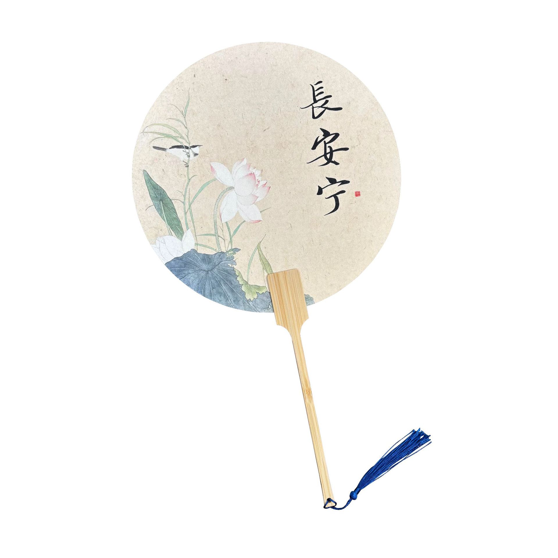 扇子/折叠扇/扇子女夏季中国风/风扇/纸质扇子白底实物图